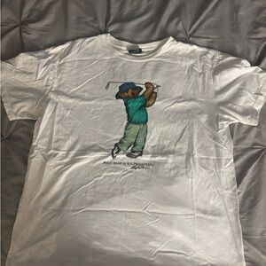 Vintage Ralph Lauren Polo Bear golf Graphic Tee XL